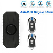 Bežični daljinski upravljač Alarm za bicikl Motocikl Električni bicikl Sigurnost 150dB Vodootporan Anti Lost Podsjetnik Vibracijski alarmni senzor