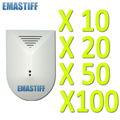 Besplatna dostava! 10/20/50/100PCS Podesiva osjetljivost Ožičeni detektor loma stakla senzor šoka vibracija za protuprovalni alarmni sustav