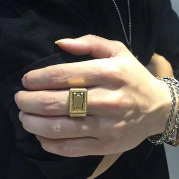 Charm Пънк пръстен с остриета от титанова стомана Самозащита Невидим многофункционален авариен пръстен против вълци Външен пръстен Мъж и жена Подарък