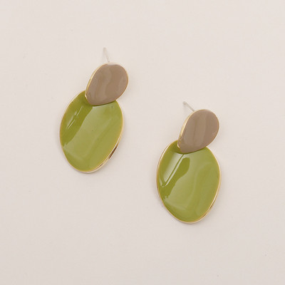 Slatke crvene, crne boje, emajlirane naušnice u obliku kapi vode za žene, duge, jednostavne geometrijske asimetrične naušnice, nakit, veleprodaja, poklon