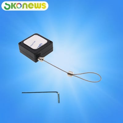 teleskopinis apsauginis kabelis, apsaugantis nuo vagystės įtraukimo ritės automatinis vielos dėžutės lyno traukiklis, prekybos centro ekrano atsuktuvas