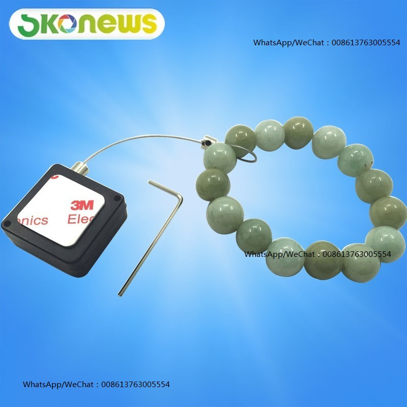 teleskopinis apsauginis kabelis, apsaugantis nuo vagystės įtraukimo ritės automatinis vielos dėžutės lyno traukiklis, prekybos centro ekrano atsuktuvas