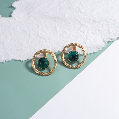 AENSOA 32 Styles Mėlyni geometriniai akrilo dervos kabantys auskarai moterims Korėjos netaisyklingi ilgi auskarai pakabukai papuošalai