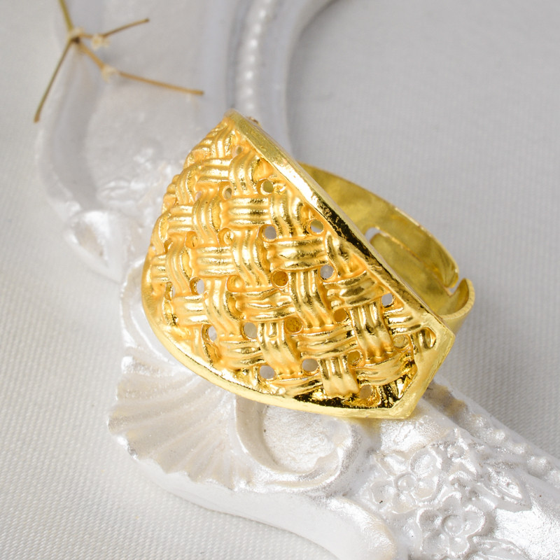 Saulėtas papuošalų rinkinys Paprastas Elegantiškas Vestuvių Auskarai Kaklo papuošalas Apyrankės Žiedas Moterims Afrikos pareiškimas jubiliejaus dovana Par