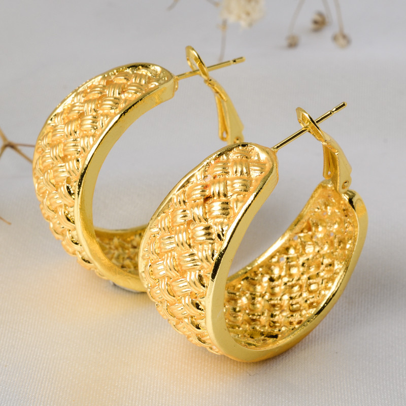 Saulėtas papuošalų rinkinys Paprastas Elegantiškas Vestuvių Auskarai Kaklo papuošalas Apyrankės Žiedas Moterims Afrikos pareiškimas jubiliejaus dovana Par