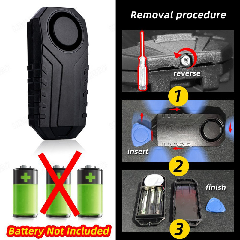 Protuprovalni sustav za bicikle Alarm Bicikl za električnu garažu Bežični alarm za motocikle Sigurnosni kućni bicikl Auto alarm Moto Bite