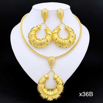 Madingi papuošalai karolių auskarų rinkiniai moterims ansamblis de bijoux de mode