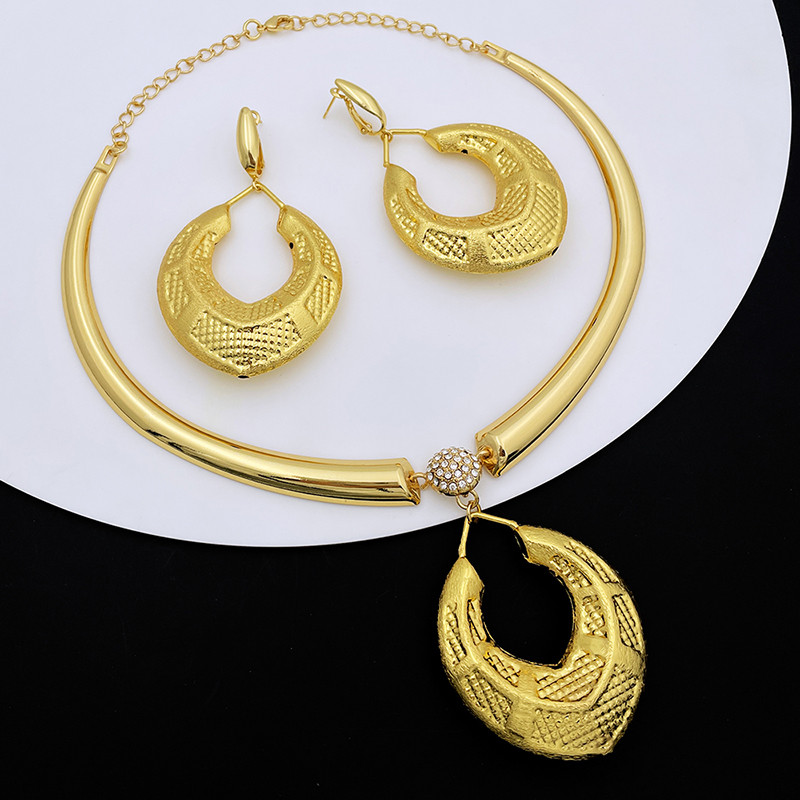 Madingi papuošalai karolių auskarų rinkiniai moterims ansamblis de bijoux de mode