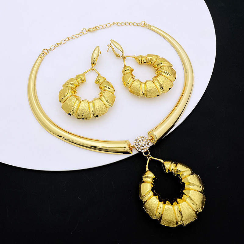 Madingi papuošalai karolių auskarų rinkiniai moterims ansamblis de bijoux de mode