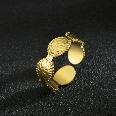 Žensko prstenje Letdiffery Boho 4 stila od nehrđajućeg čelika Vintage Geometric Open Ring Jewelry Dropshipping