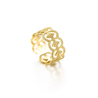 Žensko prstenje Letdiffery Boho 4 stila od nehrđajućeg čelika Vintage Geometric Open Ring Jewelry Dropshipping