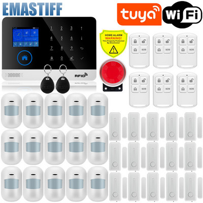 W2B sigurnosni alarmni sustav za dom GSM Wifi Tuya Smart Life App Control Komplet protuprovalnog alarma sa senzorom vrata radi s Alexom
