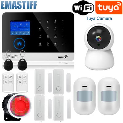 W2B sigurnosni alarmni sustav za dom GSM Wifi Tuya Smart Life App Control Komplet protuprovalnog alarma sa senzorom vrata radi s Alexom