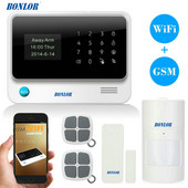 BONLOR G90B WiFi GPRS alarm GSM Autodial Alarmni sustav Personalizirajte Alarmni sustav APP Kontrola PIR Detector Deur Sensor
