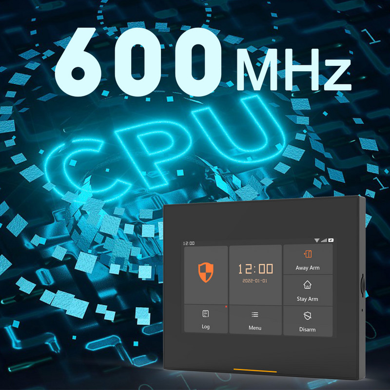 Bežični Wifi HD zaslon osjetljiv na dodir Kompleti sigurnosnih alarmnih sustava pametnog doma za garaže/stambene objekte/trgovine 433MHz Podrška Tuya Samrtlife