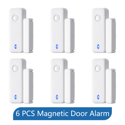 Awapow belaidžio durų lango magnetinis jutiklis Signalizacija Apsaugos nuo vagystės Nepavyksta aliarmo detektoriai Namų apsaugos signalizacijos sistema Naudojimas su pagrindiniu kompiuteriu.