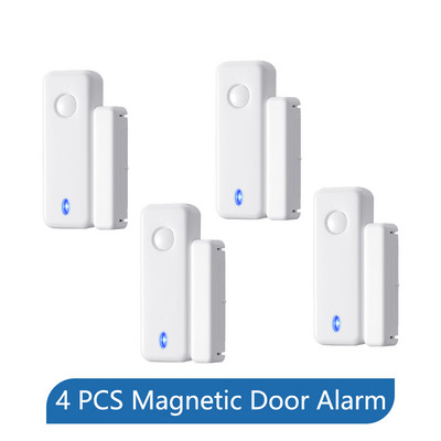 Awapow belaidžio durų lango magnetinis jutiklis Signalizacija Apsaugos nuo vagystės Nepavyksta aliarmo detektoriai Namų apsaugos signalizacijos sistema Naudojimas su pagrindiniu kompiuteriu.