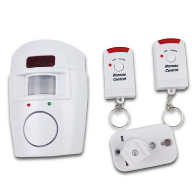 Дистанционно управление Безжичен инфрачервен детектор за движение Сензор Аларма Домашна алармена система против кражба