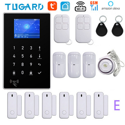 ZONAN signalizacijos sistema, skirta namų apsaugos nuo įsilaužimo signalizacijai rinkinys 433MHz WiFi GSM signalizacijos belaidis Tuya Smart House programos valdymas Alexa Google