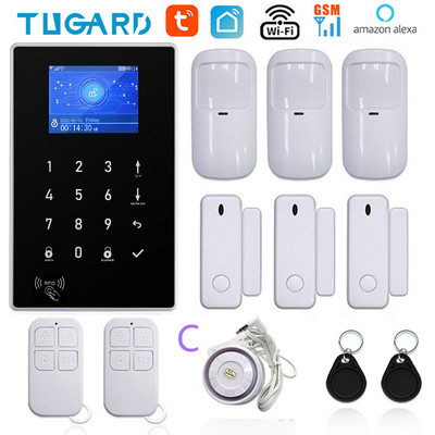 ZONAN signalizacijos sistema, skirta namų apsaugos nuo įsilaužimo signalizacijai rinkinys 433MHz WiFi GSM signalizacijos belaidis Tuya Smart House programos valdymas Alexa Google