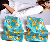 Cercei cu ulei de metal neregulat de design nou, bijuterii pentru femei, cercei cu picătură de înaltă calitate, accesorii cu ridicata pentru femei