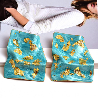 Cercei cu ulei de metal neregulat de design nou, bijuterii pentru femei, cercei cu picătură de înaltă calitate, accesorii cu ridicata pentru femei