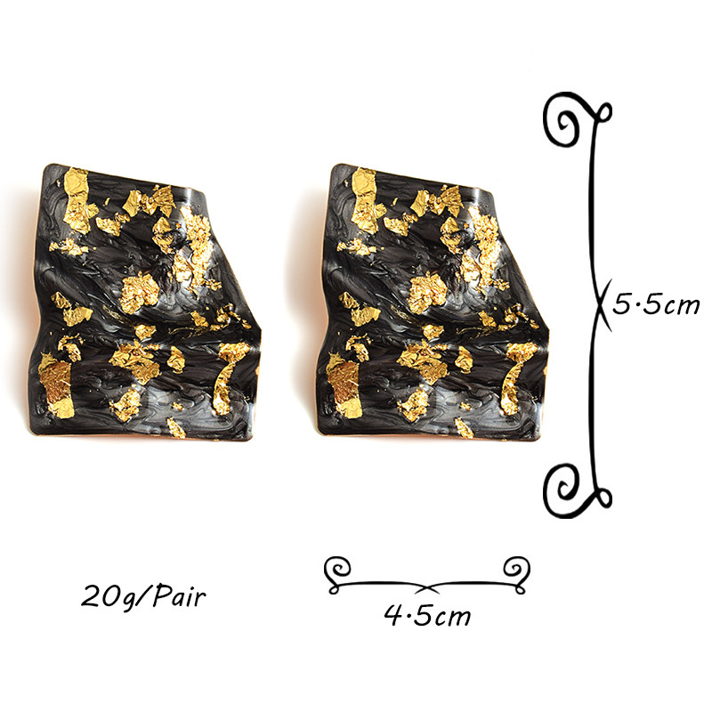 Cercei cu ulei de metal neregulat de design nou, bijuterii pentru femei, cercei cu picătură de înaltă calitate, accesorii cu ridicata pentru femei