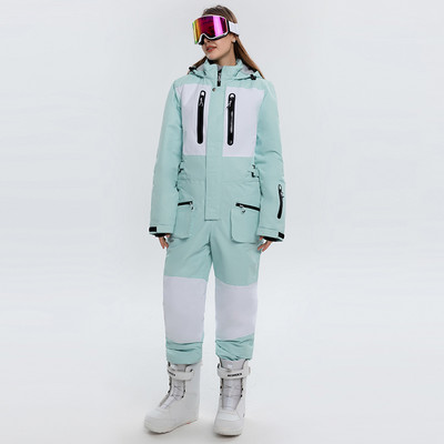 -30 laipsnių moteriškas slidinėjimo kombinezonas snieglenčių kostiumas berniukams ir mergaitėms žiemos lauko sniego kostiumai šiltas vandeniui atsparus unisex slidinėjimo kombinezonas Naujas