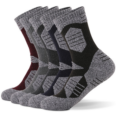 2 чифта/партида Зимни термични чорапи за ски Мъжки чорапи за спорт на открито Сноуборд Удобни чорапи за колоездене Туризъм EU39-47