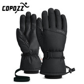 COPOZZ Vīriešu Sieviešu Slēpošanas Cimdi Īpaši viegli Ūdensnecaurlaidīgi Ziemas Silti Cimdi Snovborda Cimdi Motociklu Izjādes Sniega Vēja necaurlaidīgi Cimdi