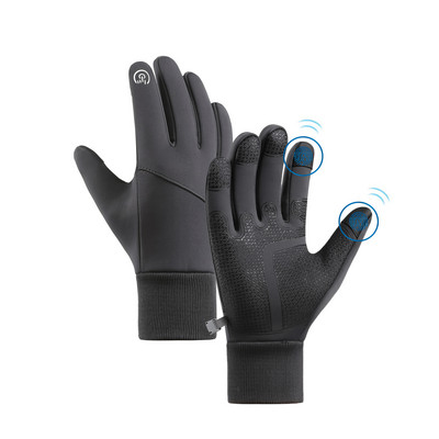 CRAZY SHARK žieminės terminės pirštinės vyrams, moterims, liečiamas ekranas, atsparus vėjui, vandeniui, dviračiais žygiai, laipiojimas, slidės, lauko sportas