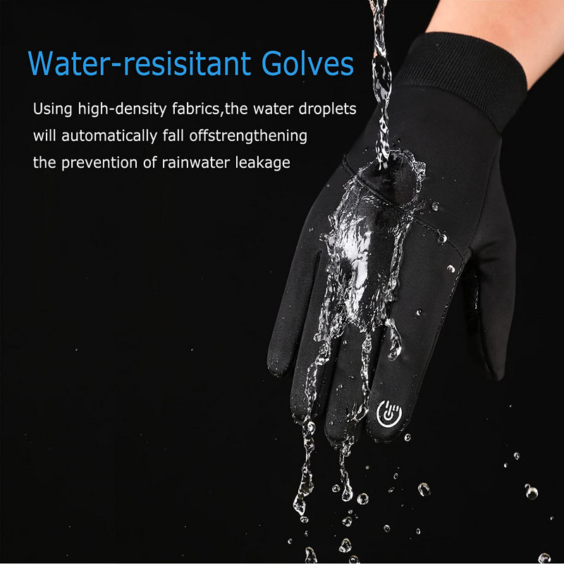 CRAZY SHARK žieminės terminės pirštinės vyrams, moterims, liečiamas ekranas, atsparus vėjui, vandeniui, dviračiais žygiai, laipiojimas, slidės, lauko sportas