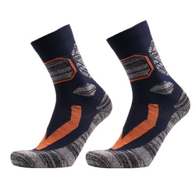 Зимни термични чорапи за ски Мъжки памучен спандекс Спортни чорапи за сноуборд Туризъм Термочорапи за носене calcetines de ciclismo