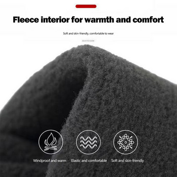 Χειμερινά ζεστά γάντια fleece αδιάβροχα αντιανεμικά θερμικά γάντια αφής με οθόνη αφής ψυχρού καιρού Υπαίθριο τρέξιμο αθλητικά γάντια πεζοπορίας για σκι
