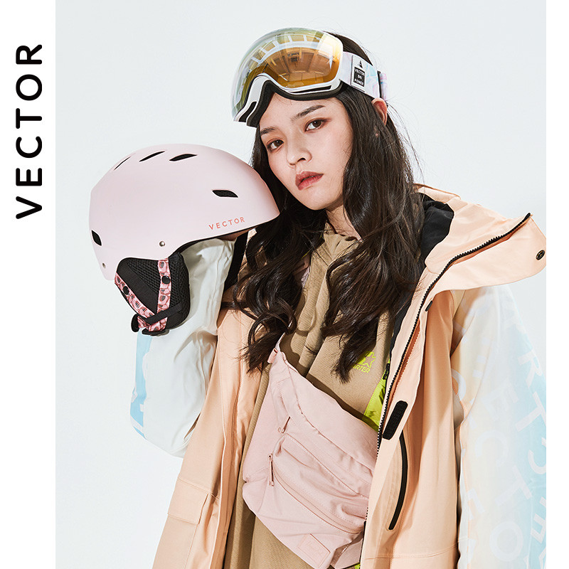 VECTOR Snieglenčių šalmas Vyriški slidininkai CE Sniego motociklai Slidės Vyriški Vėjui atsparūs riedlenčių šalmai Sniego sportas Dviratis Motociklas Akiniai Slidinėjimas