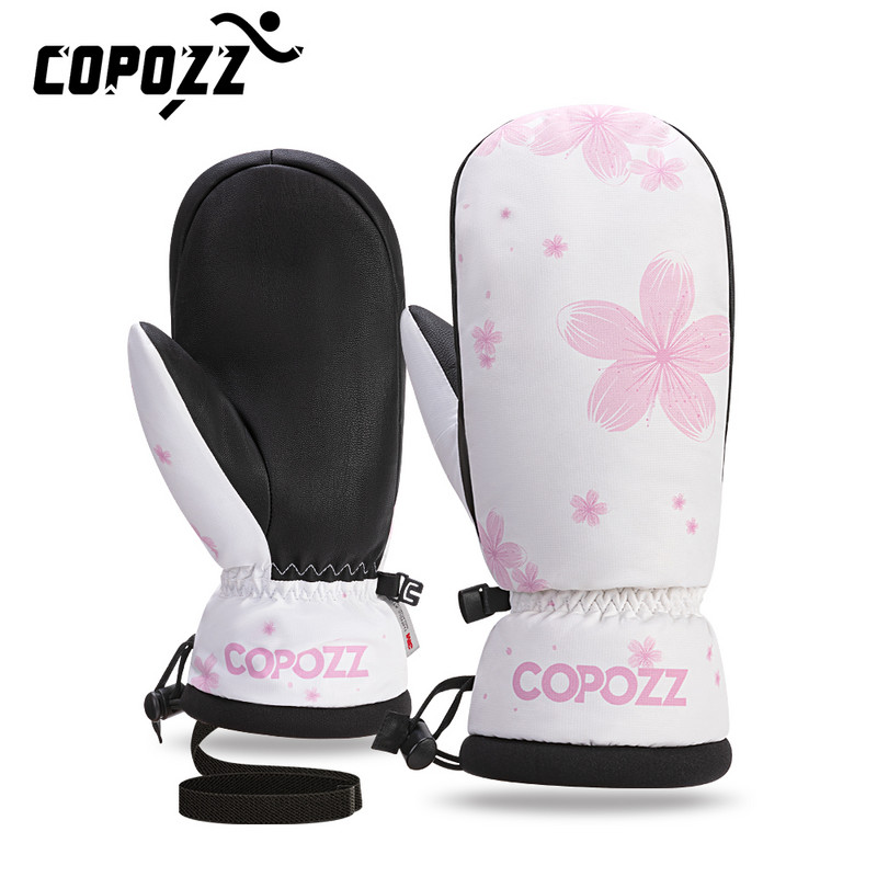 Naujos Vyriškos Moteriškos Profesionalios Slidinėjimo Pirštinės Itin lengvos -30 laipsnių Storos Šiltos žieminės vilnos pirštinės pirštinės su vandeniui atsparios snieglenčių pirštinės