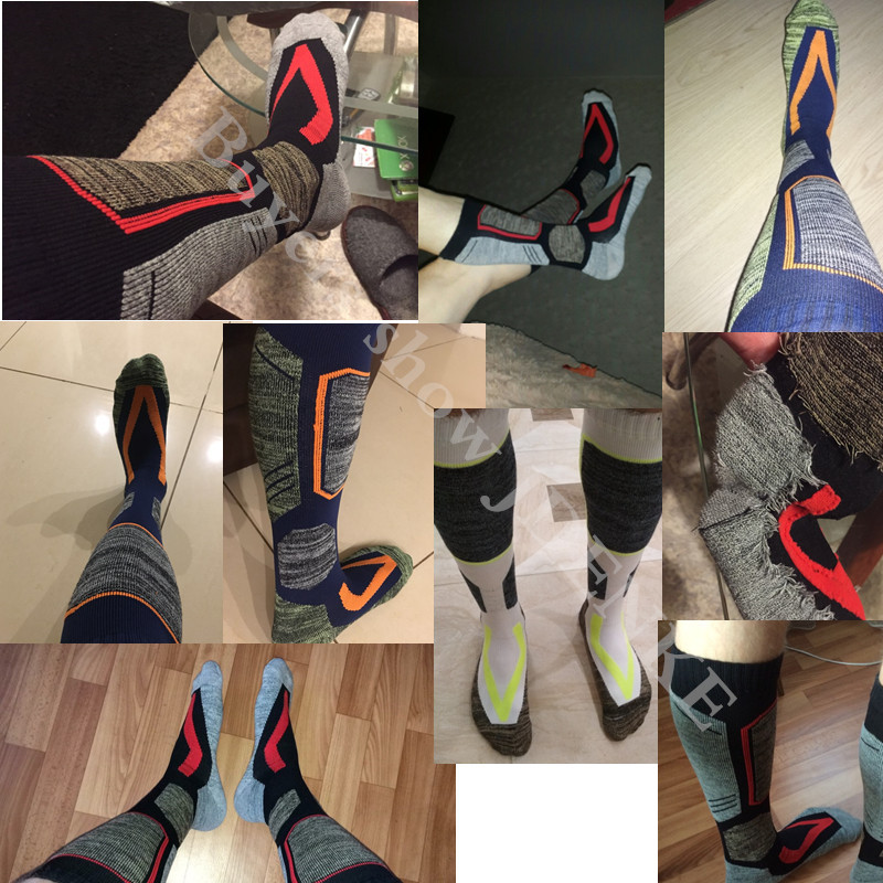 Žiemos Vyrai Moteriškos Šiltos Slidinėjimo Kojinės Termosinės Medvilninės Ilgos Storesnės Snieglentės Krepšinis Futbolas Jojimas Sportas Slidinėjimas Kojinės Termoskojinės