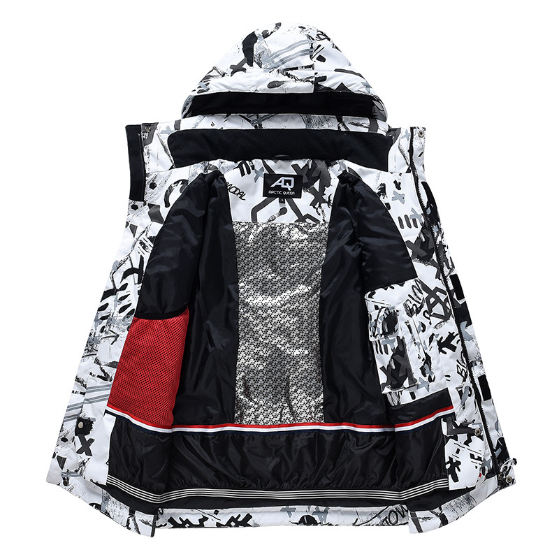 Nauji slidinėjimo kostiumai Vyriški žieminiai sniego kostiumai Šilti vėjui atsparūs vandeniui lauko sportiniai slidinėjimo striukės ir kelnių rinkinys Slidinėjimo snieglenčių kostiumas