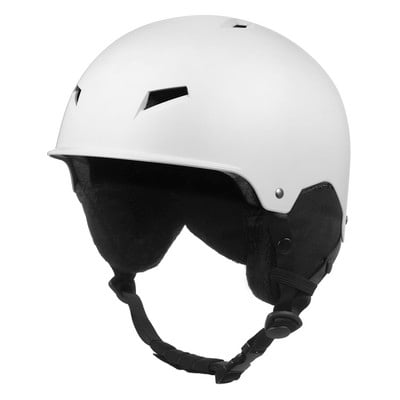 Snow Helmet with Detachable Earmuff Men Women Snowboard Helmet with Goggle Fixed Strap Safety Skiing Helmet Skiing Sports Helmet