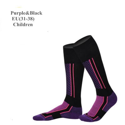 Muškarci, žene, termo skijaške čarape, dječje deblje pamučne tople zimske biciklističke čarape, čarape za skijanje na otvorenom, planinarenje, grijač nogu