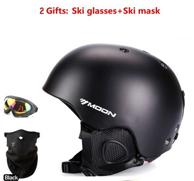 Vyrų / moterų / vaikų slidinėjimo šalmas suaugusiems snieglenčių šalmas slidinėjimo įranga, akiniai, kaukė ir dangtelis, integruota saugos riedlentė