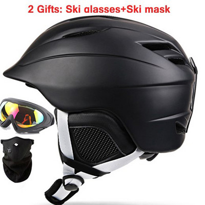 Vyrų / moterų / vaikų slidinėjimo šalmas suaugusiems snieglenčių šalmas slidinėjimo įranga, akiniai, kaukė ir dangtelis, integruota saugos riedlentė
