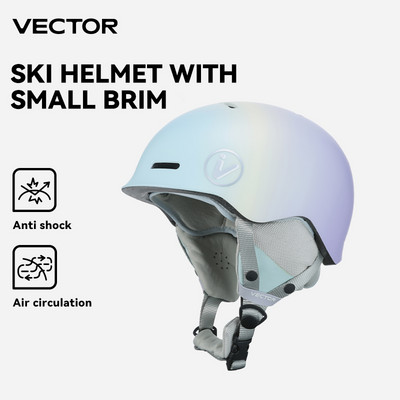 VECTOR Защитна каска за ски Вградено формована каска за сноуборд Мотоциклетна подвижна Ски Сняг Съпруг Мъже Жени Дете Деца