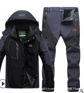 Slidinėjimo kostiumas vyrams Vėjui atsparus vandeniui atsparus šiltas slidinėjimo striukė ir kelnės Sniego apranga Žiemos slidinėjimo snieglenčių striukės Vyriškos slidinėjimo rinkiniai