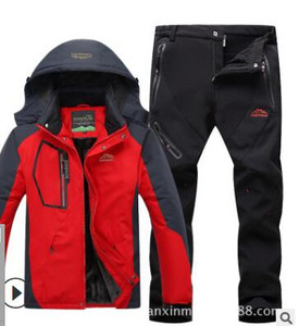 Slidinėjimo kostiumas vyrams Vėjui atsparus vandeniui atsparus šiltas slidinėjimo striukė ir kelnės Sniego apranga Žiemos slidinėjimo snieglenčių striukės Vyriškos slidinėjimo rinkiniai