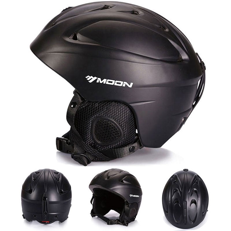 Moon CE sertifikatas PC+EPS suaugusiems skirtas slidinėjimo šalmas Vyrams Moterų čiuožimo riedlenčių šalmas Snieglenčių sportui sniego šalmai su apsauginiais akiniais