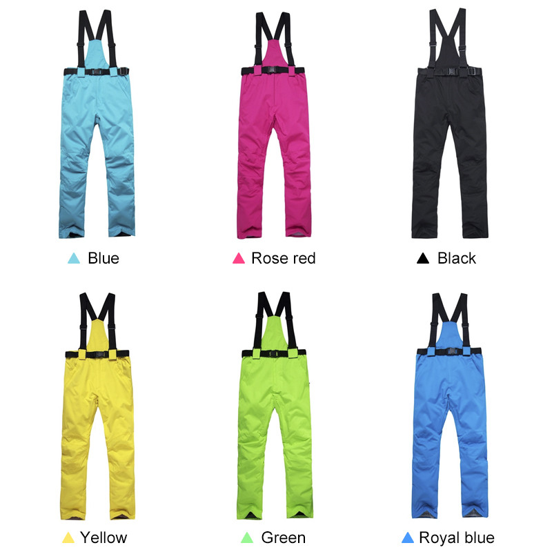 Žieminiai moterų snieglenčių rinkiniai Termiškai atsparus vandeniui, vėjui atsparus slidinėjimo kostiumas, moteriškas sniego drabužių komplektas Striukė ir kelnės lauko slidinėjimo apranga