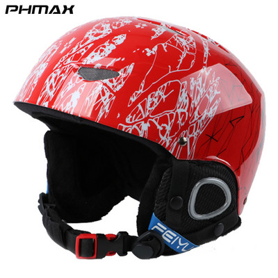 PHMAX vaikų slidinėjimo šalmas Žiemos snieglentės Laikykite šiltą Slidinėjimo šalmas ABS Shell EPS vidinio sluoksnio galvos apsauga Vaikų slidinėjimo šalmas