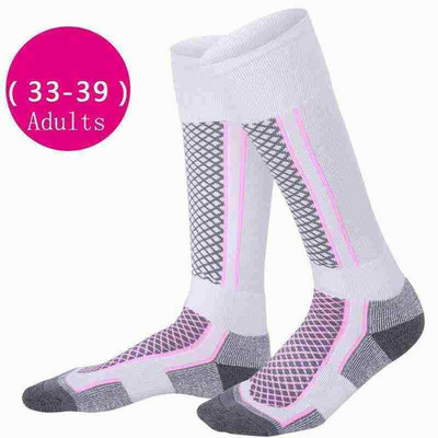 Kojinės slidininkams Terminės slidinėjimo kojinės lauko važinėjimui dviračiu Laipiojimui žygiams Snieglentei Vyriškos/moteriškos šiltos kojinės Vyriškos sportinės kojinės