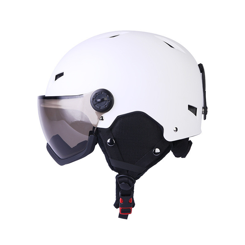 Dospelá zimná teplá lyžiarska prilba s okuliarmi, ochrana pre vonkajšie športy, lyžovanie, snowboarding, prilba, ochrana hlavy pre mužov a ženy